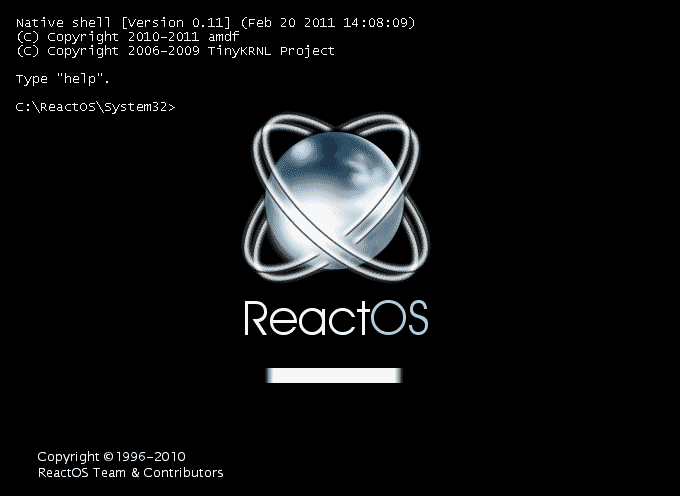Native shell в ReactOS